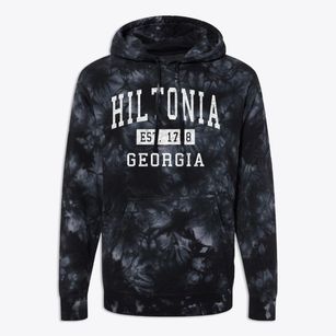 Hiltonia Georgia Classic Established Premium Tie-Dye Hoodie