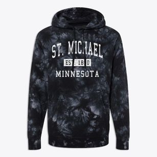 St. Michael Minnesota Classic Established Premium Tie-Dye Hoodie