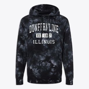 Dunfermline Illinois Classic Established Premium Tie-Dye Hoodie