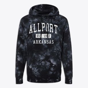 Allport Arkansas Classic Established Premium Tie-Dye Hoodie