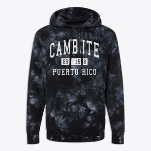 Cambute Puerto Rico Classic Established Premium Tie-Dye Hoodie