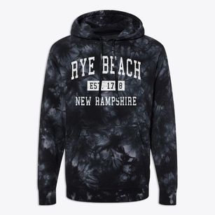 Rye Beach New Hampshire Classic Established Premium Tie-Dye Hoodie