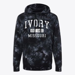Ivory Missouri Classic Established Premium Tie-Dye Hoodie