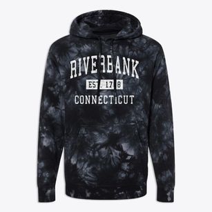 Riverbank Connecticut Classic Established Premium Tie-Dye Hoodie