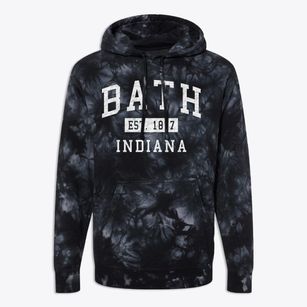 Bath Indiana Classic Established Premium Tie-Dye Hoodie
