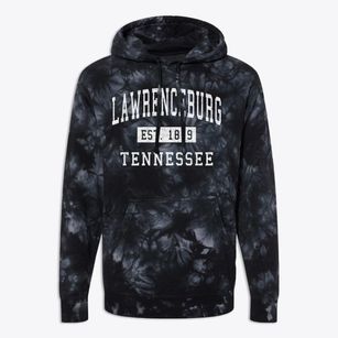 Lawrenceburg Tennessee Classic Established Premium Tie-Dye Hoodie