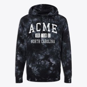 Acme North Carolina Classic Established Premium Tie-Dye Hoodie