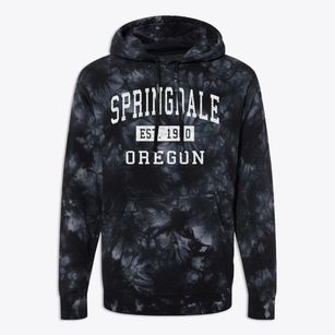 Springdale Oregon Classic Established Premium Tie-Dye Hoodie
