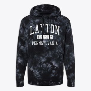 Layton Pennsylvania Classic Established Premium Tie-Dye Hoodie