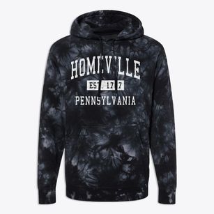 Homeville Pennsylvania Classic Established Premium Tie-Dye Hoodie