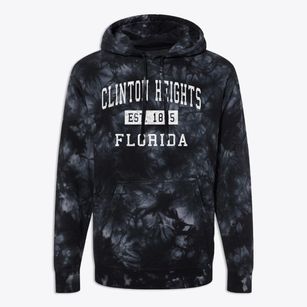 Clinton Heights Florida Classic Established Premium Tie-Dye Hoodie