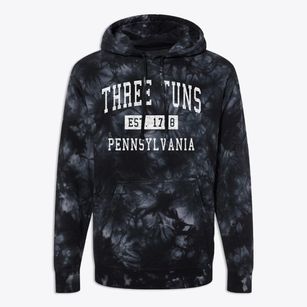 Three Tuns Pennsylvania Classic Established Premium Tie-Dye Hoodie