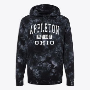 Appleton Ohio Classic Established Premium Tie-Dye Hoodie