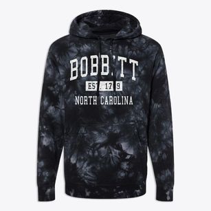 Bobbitt North Carolina Classic Established Premium Tie-Dye Hoodie