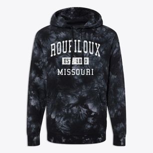 Roubidoux Missouri Classic Established Premium Tie-Dye Hoodie