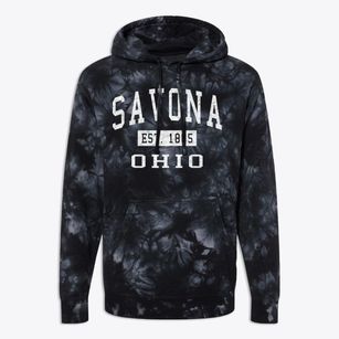Savona Ohio Classic Established Premium Tie-Dye Hoodie