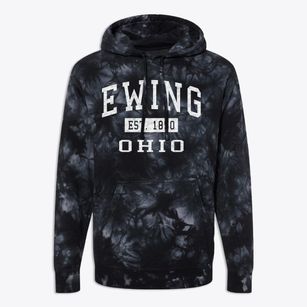 Ewing Ohio Classic Established Premium Tie-Dye Hoodie