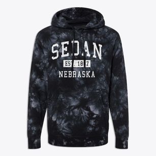 Sedan Nebraska Classic Established Premium Tie-Dye Hoodie