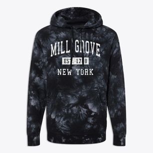 Mill Grove New York Classic Established Premium Tie-Dye Hoodie