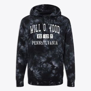 Will O Wood Pennsylvania Classic Established Premium Tie-Dye Hoodie
