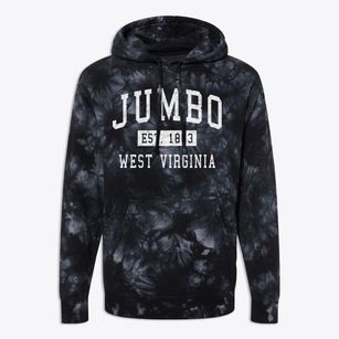 Jumbo West Virginia Classic Established Premium Tie-Dye Hoodie