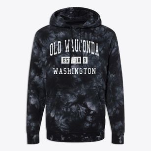 Old Wauconda Washington Classic Established Premium Tie-Dye Hoodie