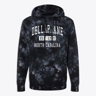 Dellaplane North Carolina Classic Established Premium Tie-Dye Hoodie