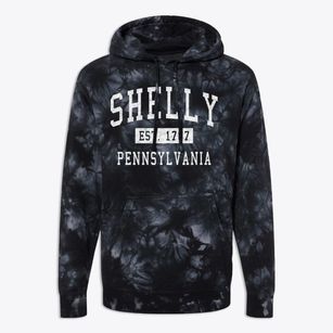 Shelly Pennsylvania Classic Established Premium Tie-Dye Hoodie