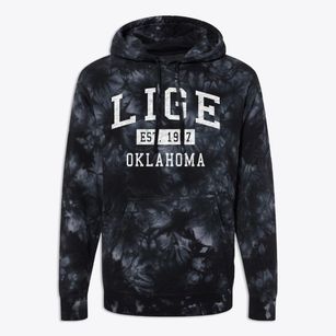 Lige Oklahoma Classic Established Premium Tie-Dye Hoodie