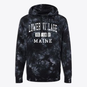 Lower Village Maine Classic Established Premium Tie-Dye Hoodie