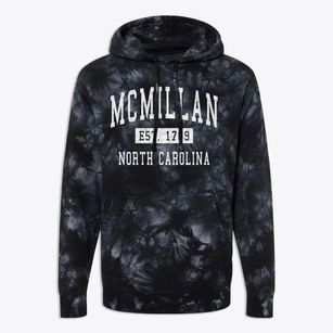 Mcmillan North Carolina Classic Established Premium Tie-Dye Hoodie
