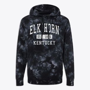 Elk Horn Kentucky Classic Established Premium Tie-Dye Hoodie