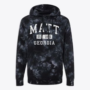 Matt Georgia Classic Established Premium Tie-Dye Hoodie