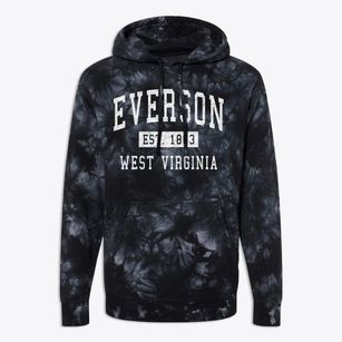 Everson West Virginia Classic Established Premium Tie-Dye Hoodie