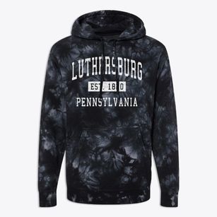 Luthersburg Pennsylvania Classic Established Premium Tie-Dye Hoodie