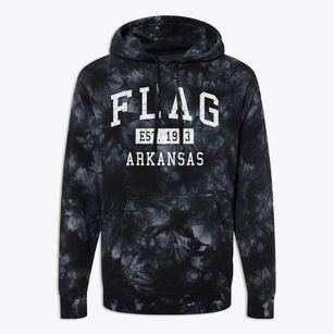 Flag Arkansas Classic Established Premium Tie-Dye Hoodie