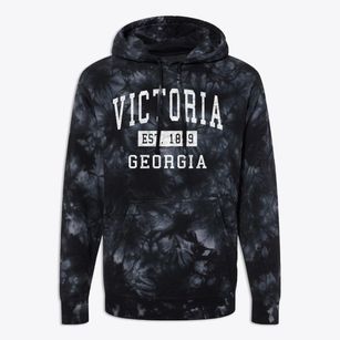 Victoria Georgia Classic Established Premium Tie-Dye Hoodie