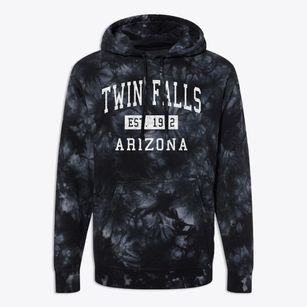 Twin Falls Arizona Classic Established Premium Tie-Dye Hoodie