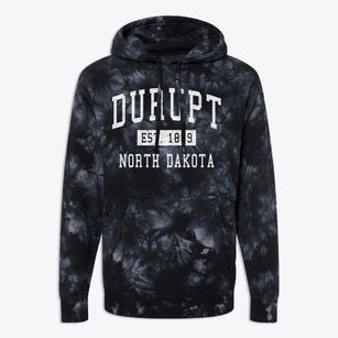 Durupt North Dakota Classic Established Premium Tie-Dye Hoodie