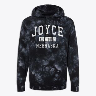 Joyce Nebraska Classic Established Premium Tie-Dye Hoodie