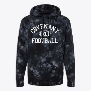 Covenant Christian School Classic Football Premium Tie-Dye Hoodie
