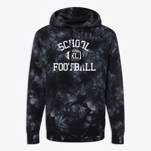 School Community Guidance Center Classic Football Premium Tie-Dye Hoodie