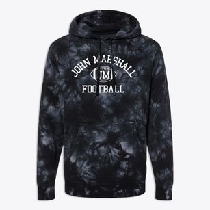 John Marshall High School Classic Football Premium Tie-Dye Hoodie