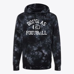 Douglas Intermediate School Classic Football Premium Tie-Dye Hoodie