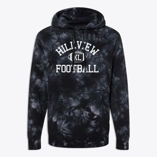 Hillview High School Classic Football Premium Tie-Dye Hoodie