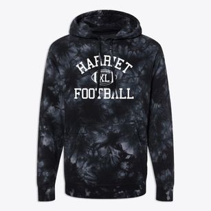 Harriet Tubman Village Charter School Classic Football Premium Tie-Dye Hoodie