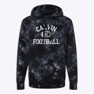 Calvin Christian School Classic Football Premium Tie-Dye Hoodie