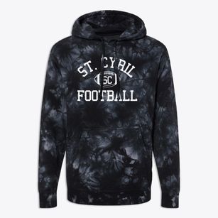 Saint Cyril School Classic Football Premium Tie-Dye Hoodie