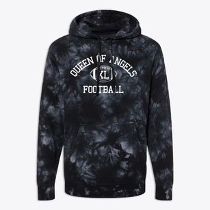 Queen Of Angels School Classic Football Premium Tie-Dye Hoodie