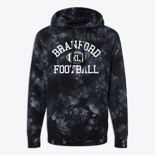 Branford High School Classic Football Premium Tie-Dye Hoodie